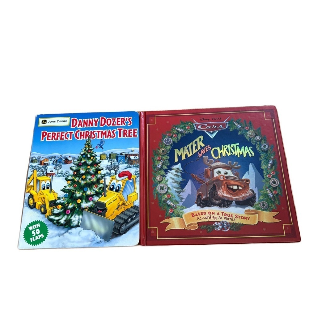 Disney Mater Saves Christmas Book John Deere Danny Dozer’s Perfect Tree Bundle